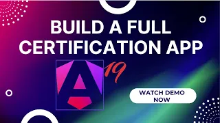 Build a Full Course App using Angular 19 - Interactive Demo