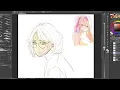 color with me ♡⸝⸝ w/ clipstudiopaint