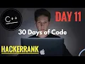 Day 11 of 30 Days of Code 2D Arrays Hackerrank C