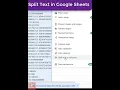 OMG SPLIT TEXT in Google Sheets