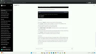 python create table if not exists