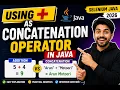 200 Using as concatenation operator in Java Selenium Java 2026