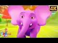 Lagu Ek Mota Hathi Ghumne Chala, एक मोटा हाथी, Nursery Poems and Cartoon Songs for Kids