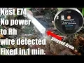 FIXED Nest Thermostat E74 No power to Rh wire detected