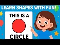 Learn Shapes for Kids Circle Tracing and Coloring Fun Learning