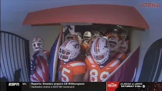 Virginia Tech Hokies vs UNC Tarheels Entrance Enter Sandman Lane Stadium 9-3-2021