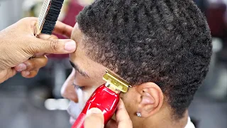 FULL LENGTH HAIRCUT TUTORIAL HIGH TAPER 2 WITH THE GRAIN STEP BY STEP