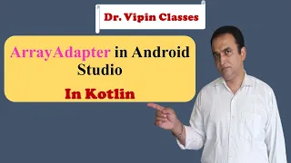 Array Adapter in Android Studio ListView with Array Adapter in Android Dr Vipin Classes