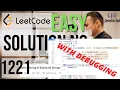 LEETCODE SOLUTION 1221 Split a String in Balanced Strings EASY Javascript LEETCODE 938 C