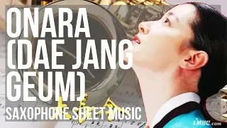 Download Alto Sax Sheet Music: How to play Onara (Dae Jang Geum) by Im Se Hyeon MP3