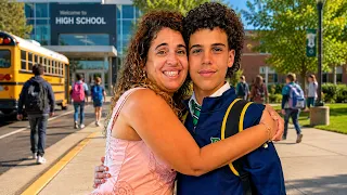 Primer DÍA de HIGH SCHOOL de mi HIJO|4PLUSONE