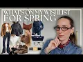 WHATS ON MY WISHLIST FOR SPRING Sezane Polene Demellier Verafied 2026 Fashion Trends Wishlist