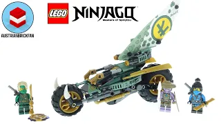 Lego Ninjago 71745 Lloyd's Jungle Chopper Bike - Lego Speed Build Review