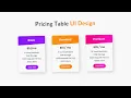 How to Create Pricing Table Using Html and Css With Source Code Crown Coder