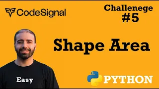 5 Shape Area CodeSignal Python Full Explanation