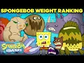 SpongeBob Characters Ranked By SIZE SpongeBob