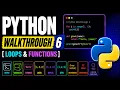 Python Walkthrough 6 Loops Functions
