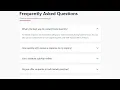 Build a Responsive FAQ Section Using HTML CSS JavaScript Frontend Tutorial