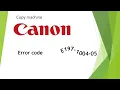 Canon irc error code e197 E197-1004-05