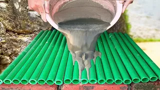 لماذا لم أعرف هذا عاجلا أفكار بسيطة 3 في 1 من الأسمنت وأنابيب PVC 