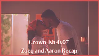 grown ish 4x07 zoey and aaron recap