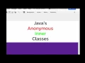 CSP AS Using Java s Anonymous Inner Class to Handle Android Events