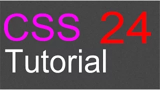 CSS Layout Tutorial - 24