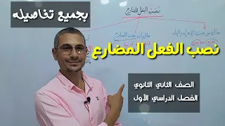 نصب الفعل المضارع ـ إعراب المضارع ـ للصف الثاني الثانوي الفصل الدراسي الأول  نصب الفعل المضارع ـ إعراب المضارع ـ للصف الثاني الثانوي الفصل الدراسي الأول