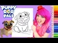 Coloring Puppy Dog Pals Rolly Coloring Book Page Prismacolor Pencils KiMMi THE CLOWN