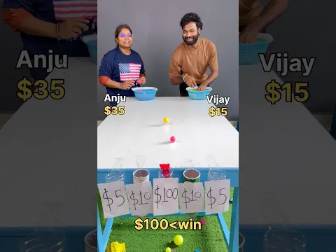 Sister vs Brother MoneyBall Roll Challenge Who Win?