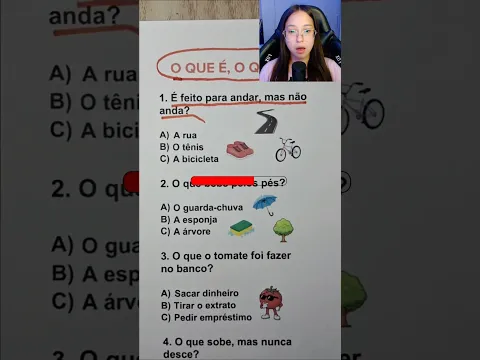 O QUE É, O QUE É? #quiz