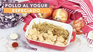 ESTE POLLLO ESPECIADO CON YOGUR TE DEJARA SIN PALABRAS | Pollo al yogur con cebolla caramelizada