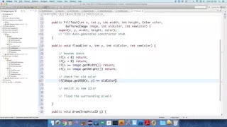 Java Pixel Paint 17 Flood Fill Algorithm
