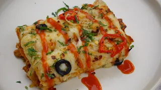 Chicken Pizza Rolls,Quick And Easy Bread Rolls By Recipes of the World 