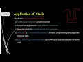 Application of Stack