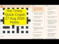 The Times Quick Cryptic 3382