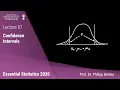 07 Confidence Intervals