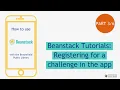 Beanstack Tutorials Registering for a Challenge in the App