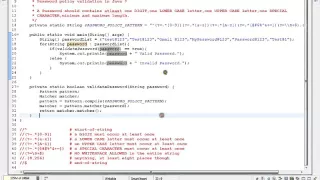 PASSWORD POLICY VALIDATION REGEX USING JAVA
