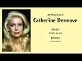 Catherine Deneuve Movies list Catherine Deneuve Filmography of Catherine Deneuve