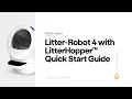 Litter-Robot 4 with LitterHopper Quick Start Guide