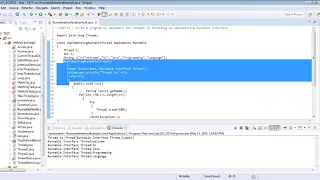 OOPS WITH JAVA - EXP 11 19CSL46 CREATE THREAD BY IMPLEMENTING RUNNABLE INTERFACE CSE Department