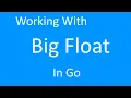 How To Use Math Big In Go Programming