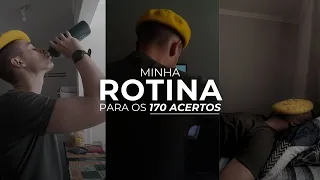 MINHA ROTINA NO ANO QUE MUDEI TUDO E PASSEI NO ENEM!