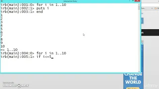 104 Learn python and ruby programming - Next statement
