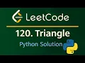 Leetcode 120 - Triangle