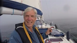 Ep 35 Sailing Solo Across Bay of Biscay   Whale Encounter