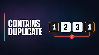 Contains Duplicate Explained Leetcode 217 - Brute Force vs Hash Set