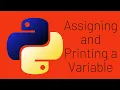 Python - Assigning and Printing a Variable