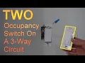 TWO Occupancy Sensor Switch On A 3-Way Circuit DOES IT WORK